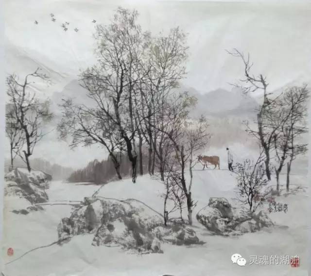 表现文化馆人的书画情怀和对家乡的关注